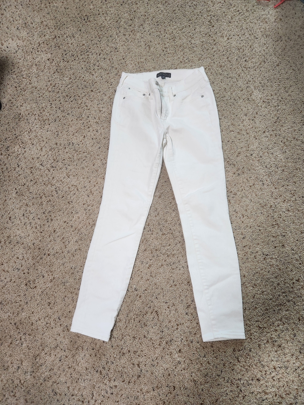 J. Crew White Skinny Jeans - Clean Slim Fit